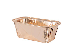 Mini forme pentru clătite roz auriu - 11 x 4 cm - 10 buc.