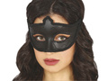 Mască de carnaval neagră cu sclipici - 1 buc.