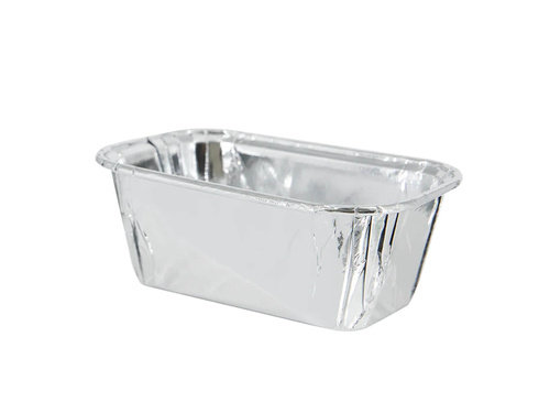 Mini forme de clătite argintii - 11 x 4 cm - 10 buc.