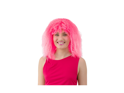 Peruca roz - par cret - 1 buc.