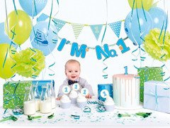 Party Box - Party Box - Set de decorațiuni pentru petrecerea de aniversare I'm no birthday. 1 pentru un băiat