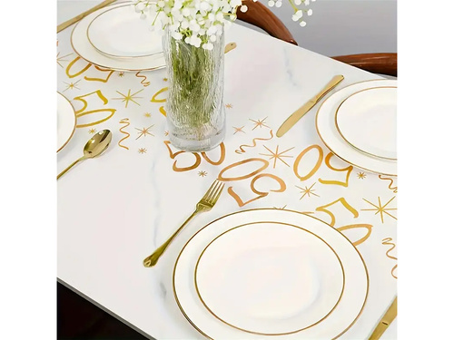 Suport de masă imprimat pentru decorarea celei de-a 50-a aniversări - 28 cm x 5 m - 1 buc.