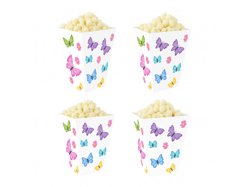 Cutii popcorn fluture - 6 buc.
