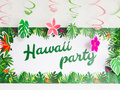 Afiș de petrecere Hawaii - 70x33 cm