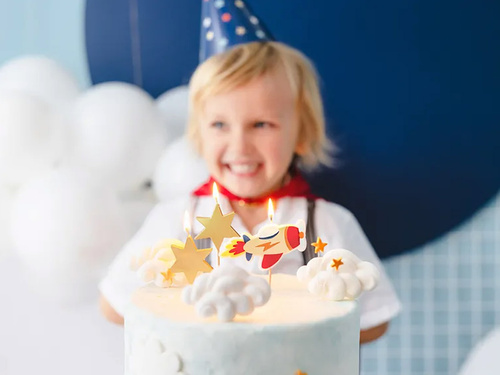 Lumânări de picnic Aeroplane - 3 buc.