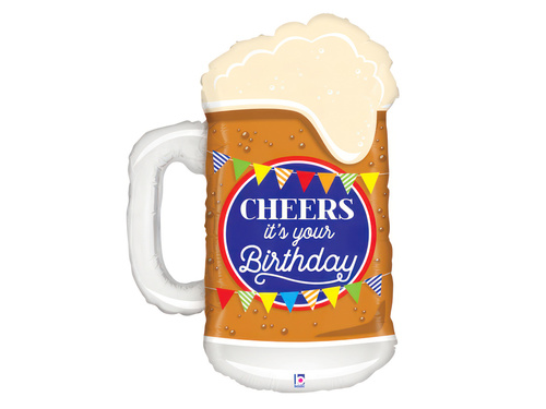 Balon din folie Cana de bere - 51x74 cm - 1 buc.