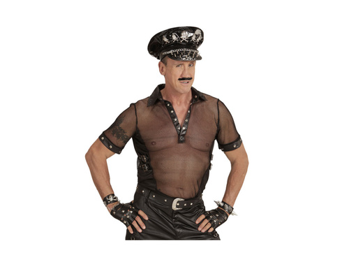 Mănuși din piele cu crampoane fără degete