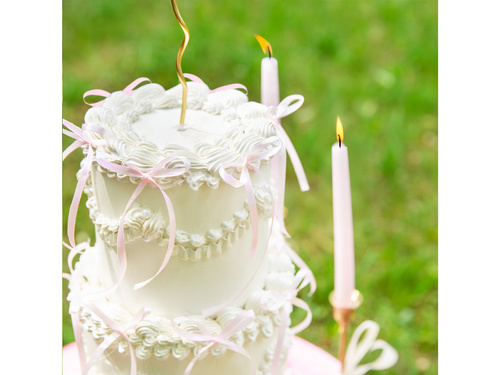 Cake Cupcake Picks - roz - 10 buc.