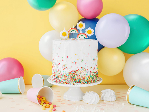 Lumânări Daisy și Rainbow Picker - 5 buc.