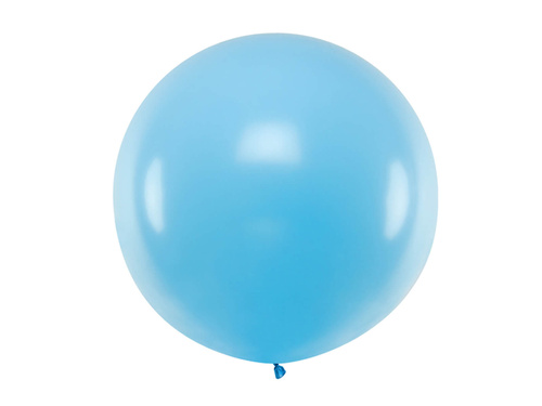 Balon gigant cu diametrul de 1 m - albastru pastel.