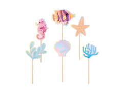 Pickere pentru tort unicorn - 5 buc.