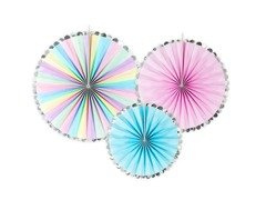 Rozete colorate suspendate - 3 buc.