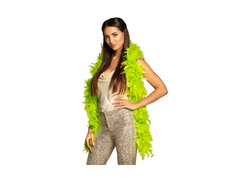 BOA eșarfă pană - verde neon - 180 cm