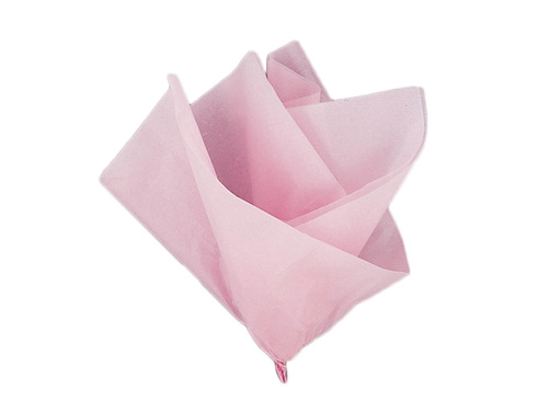 Hârtie decorativă pentru împachetat cadouri roz - 50 x 53 cm - 10 buc.