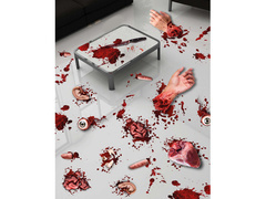 Autocolante pentru organe de amputat pentru Halloween - 2 buc.