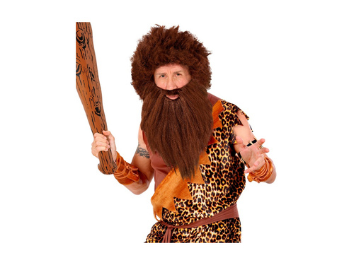 Peruca Caveman cu barbă
