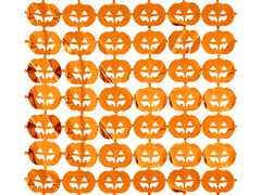 Halloween perdea - perdea ușă dovleci - 100 x 200 cm