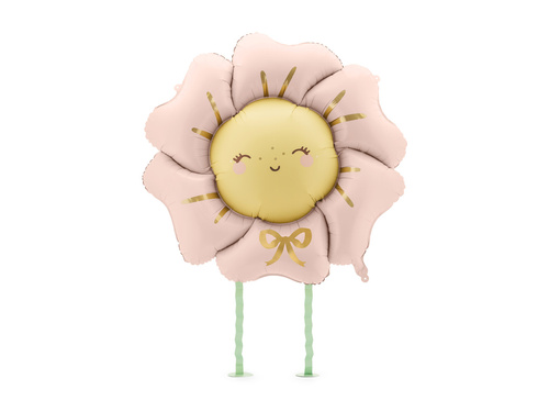 Balon Walking Flower - roz - 104 x 104 cm - 1 buc.