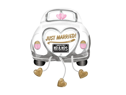 Just Married Auto Foil Balloon - 58 x 79 cm - 1 buc.