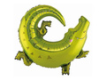 Balon cu folie crocodil - 80 x 71 cm - 1 buc.