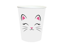 Pahare de hârtie Cats - 250 ml - 6 buc.