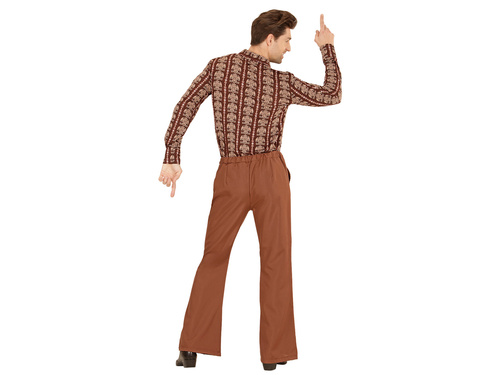 Pantaloni disco maro pentru bărbați - 1 buc.