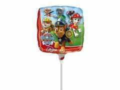Balon cu băț de folie Psi Patrol - 23 cm - 1 buc