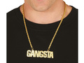 Lanț auriu Gangsta - 1 buc.