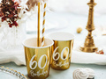 A 60-a aniversare 60h Cupe aniversare! aur - 220 ml - 6 buc.