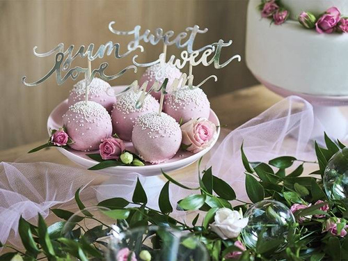 Culegătoare de tort aurii - 13 cm - 6 buc.