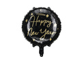 Balon rotund din folie Happy New Year - 35 cm - 1 buc.