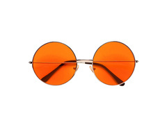 Ochelari hippie portocalii - 1 buc.