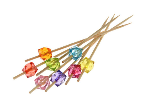 Cocktail picks cu pietre de stras - 24 buc.