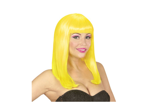 Peruca Patsy galben neon