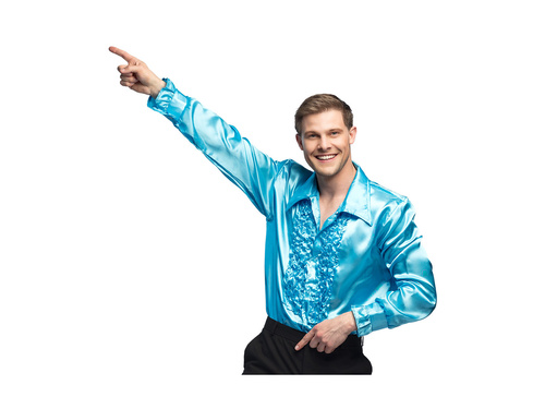 Cămașă de petrecere turcoaz