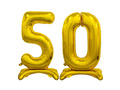 Set de baloane din folie 50 aur - 74 cm