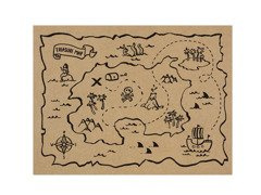 Fețe de masă din hârtie Pirates - 40 x 30 cm - 6 buc.