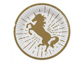 Farfurii aniversare unicorn - 23 cm - 10 buc.