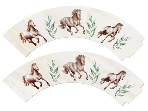 Cupe pentru prăjituri Horsies - 6 buc.