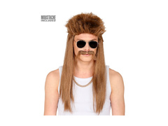 Peruca Redneck cu mustață