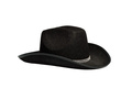 Pălărie de cowboy cu zircon negru - 1 buc.