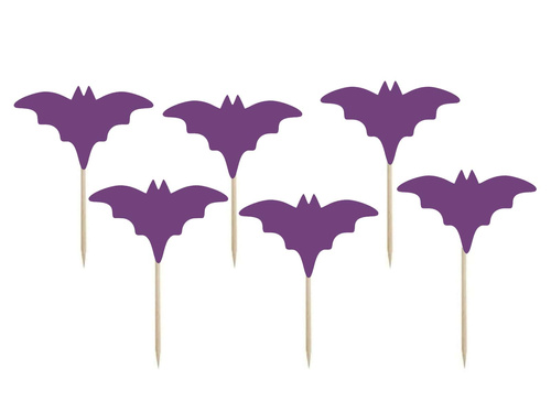 Pickere pentru brioșe de Halloween - 6 buc.