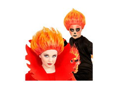 Peruca portocalie de diavol