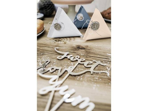 Culegătoare de tort aurii - 13 cm - 6 buc.