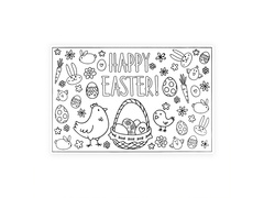 Bloc de colorat Paște - 30x46 cm - 6 buc.