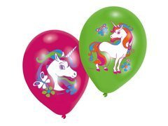 Baloane aniversare unicorn - 28 cm - 6 buc.