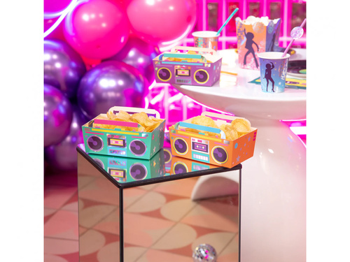 Cutii pentru cipuri Retro Disco - 3 buc.