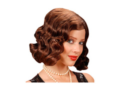 Peruca maro Roaring 20s
