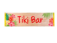 Banner textil Tiki Bar - 50 x 180 cm - 1 buc.
