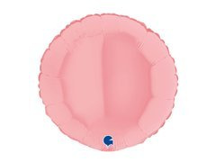 Balon rotund din folie roz - 46 cm - 1 buc.